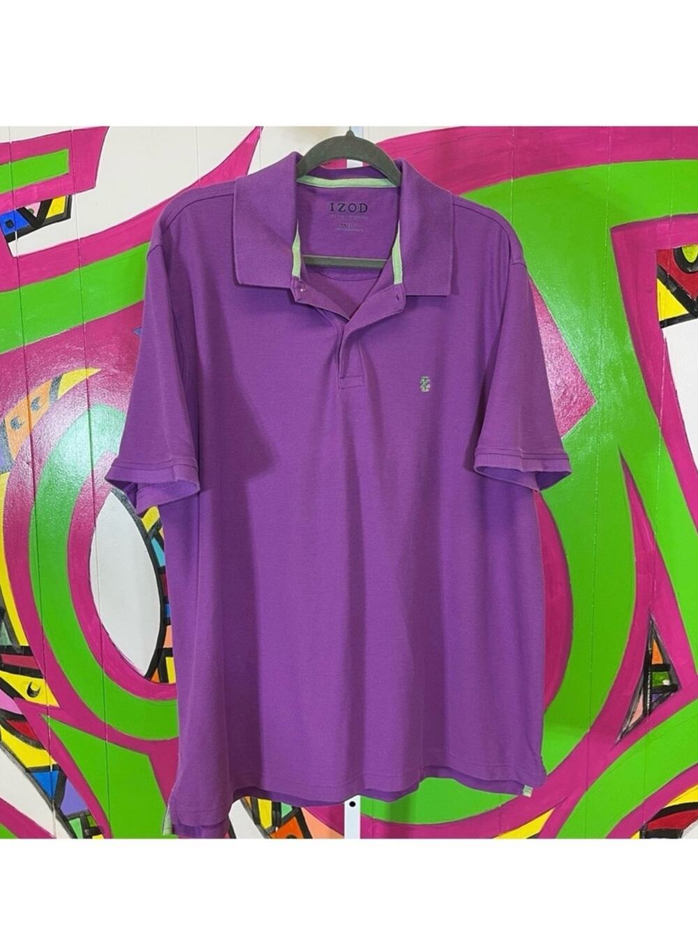 IZOD, The Advantage Polo, Purple Polo Shirt. Size XXL. In excellent condition!